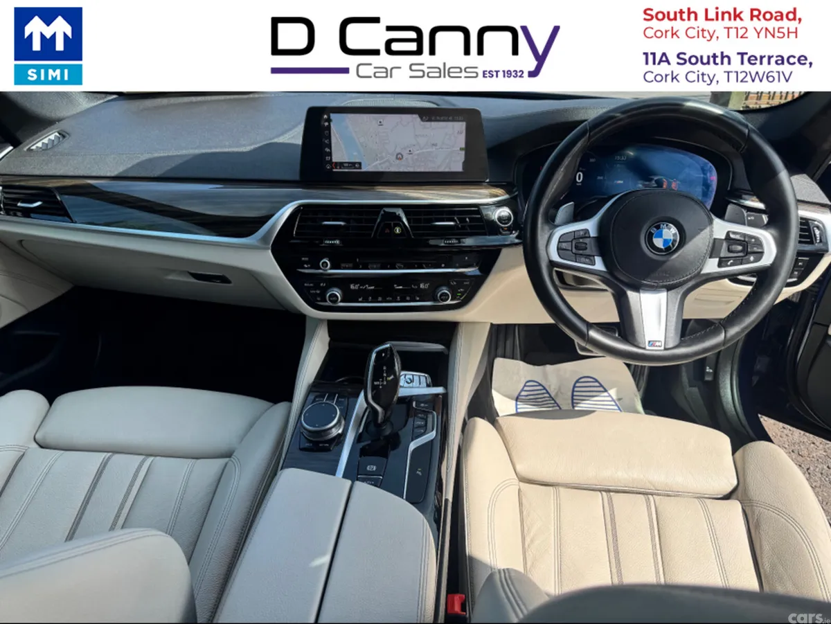 BMW 5-Series Saloon, Diesel, 2018, Blue