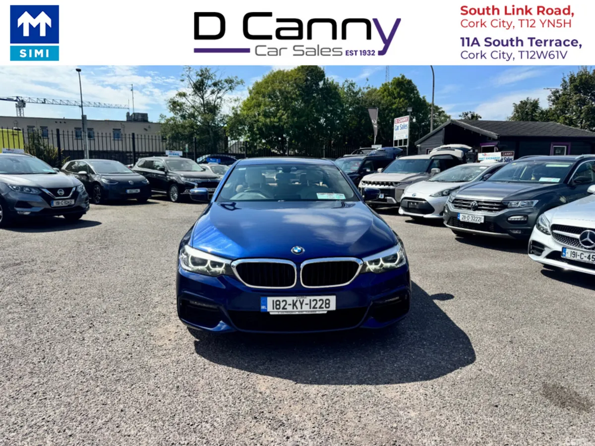 BMW 5-Series Saloon, Diesel, 2018, Blue