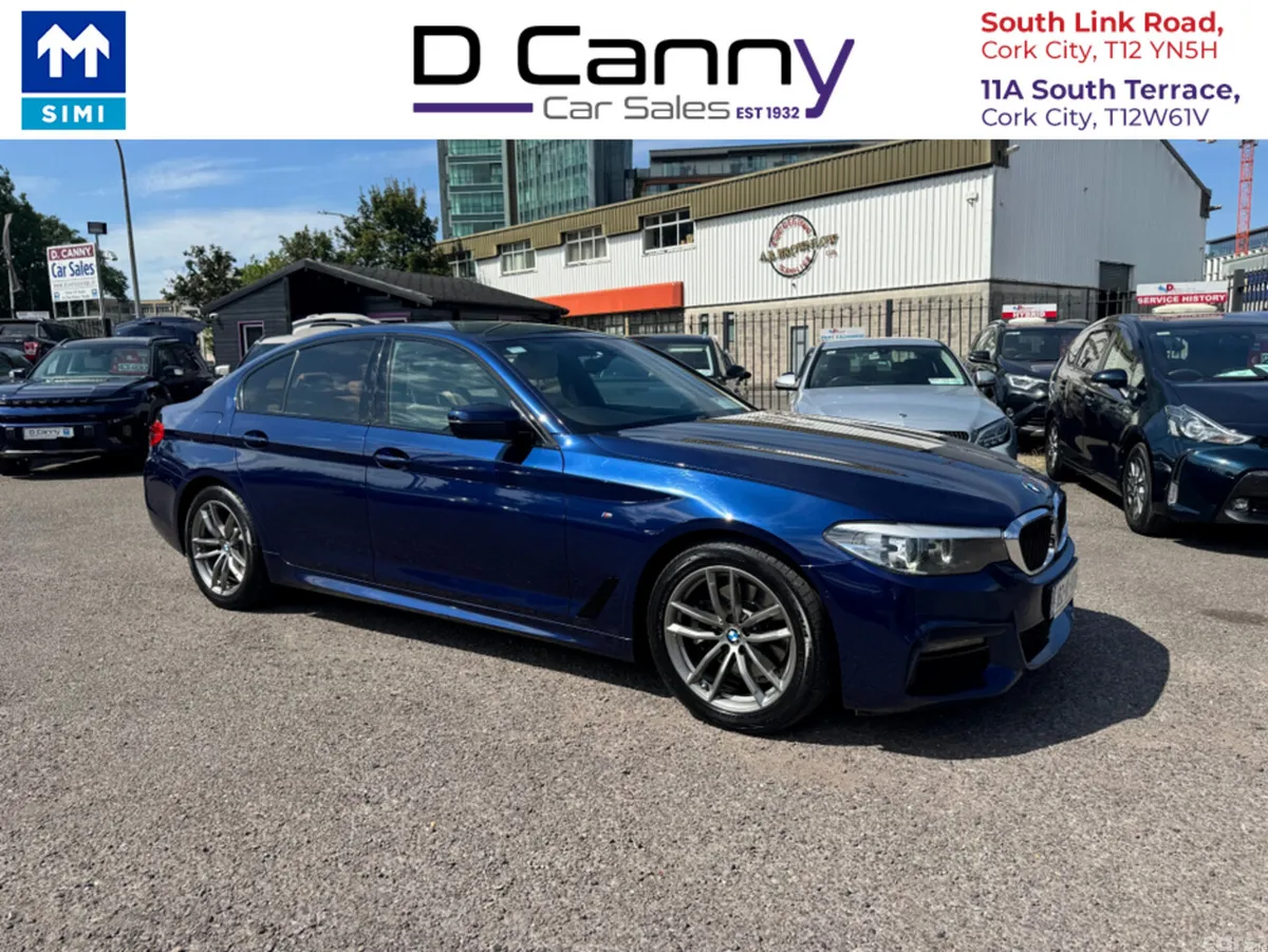 BMW 5-Series Saloon, Diesel, 2018, Blue