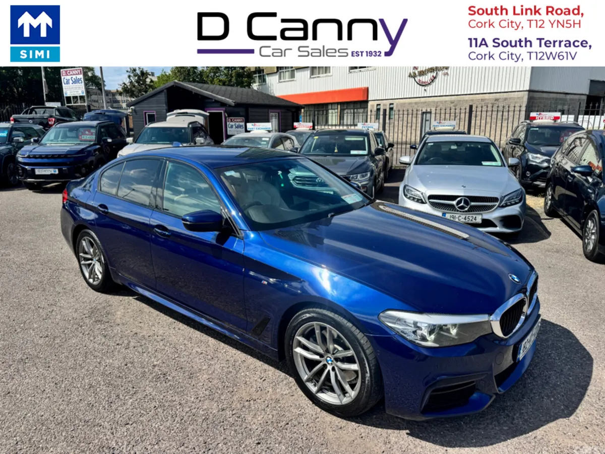 BMW 5-Series Saloon, Diesel, 2018, Blue