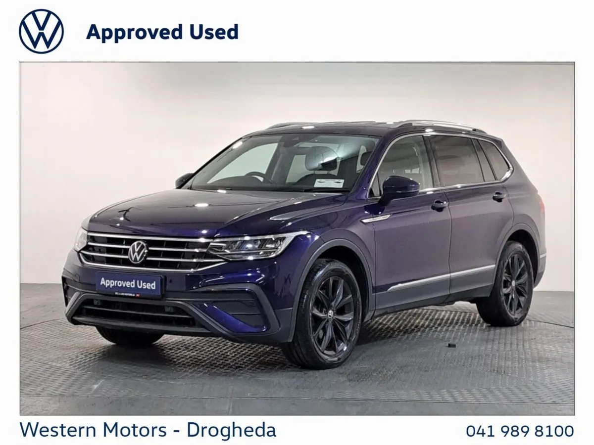 Volkswagen Tiguan Allspace SUV, Diesel, 2024, Blue