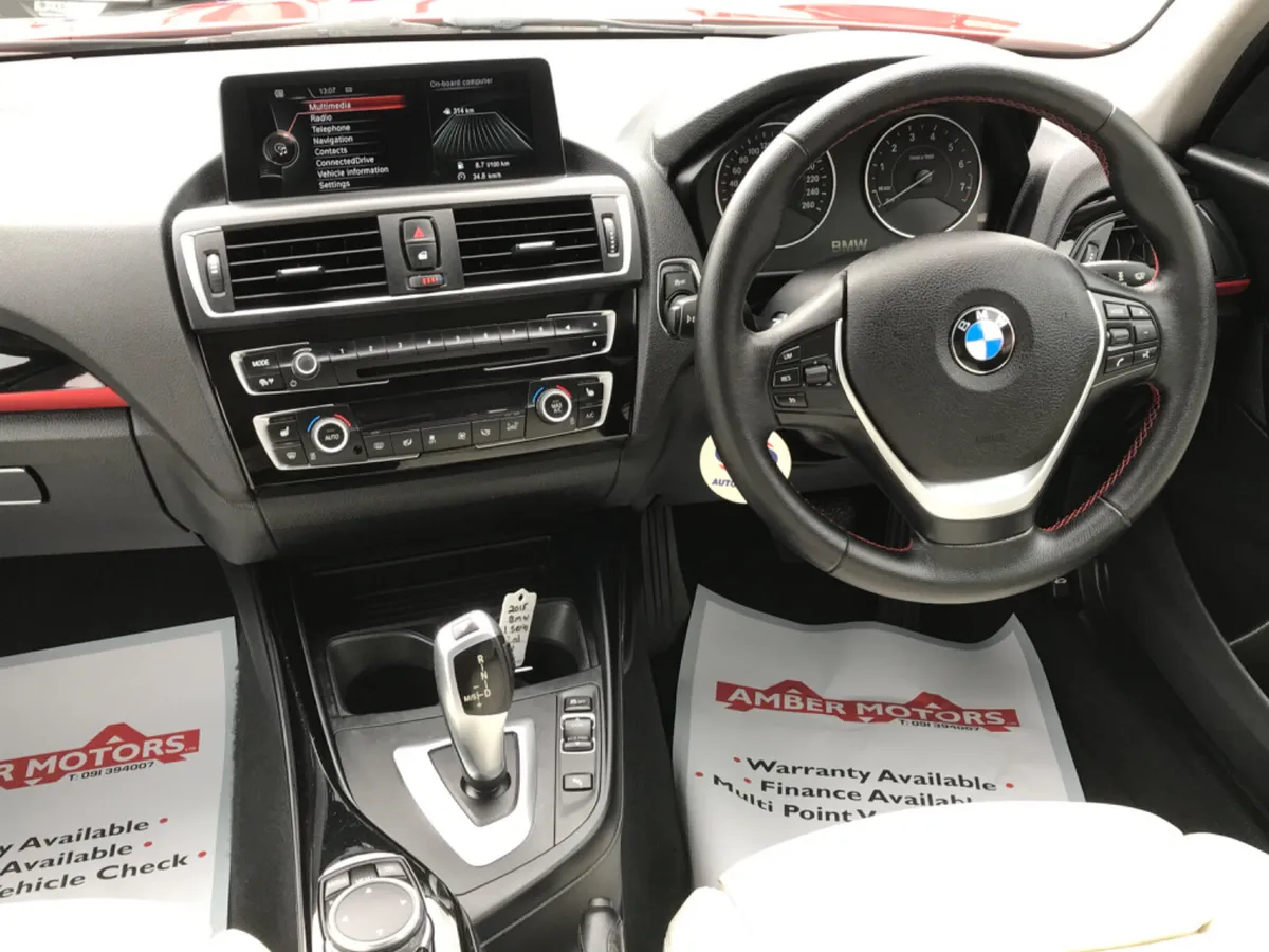 BMW 1-Series Hatchback, Petrol, 2015, Red