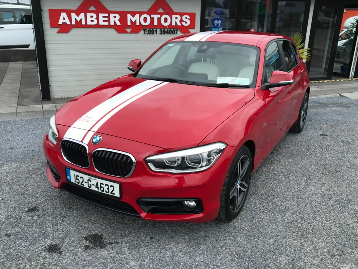 BMW 1-Series Hatchback, Petrol, 2015, Red