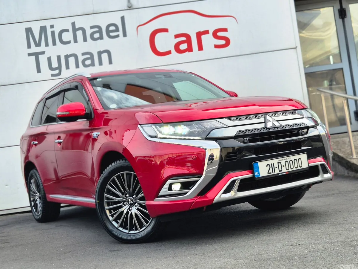 Mitsubishi Outlander SUV, Petrol Plug-in Hybrid, 2021, Red