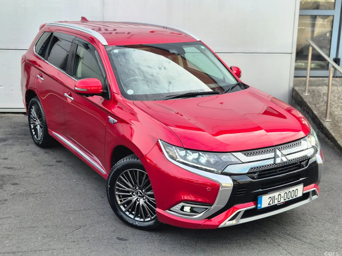 Mitsubishi Outlander SUV, Petrol Plug-in Hybrid, 2021, Red