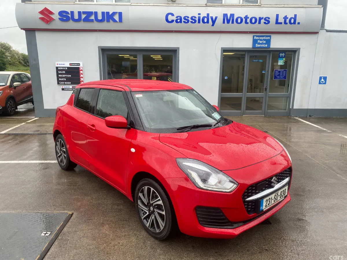 Suzuki Swift Hatchback, Petrol Hybrid, 2023, Red