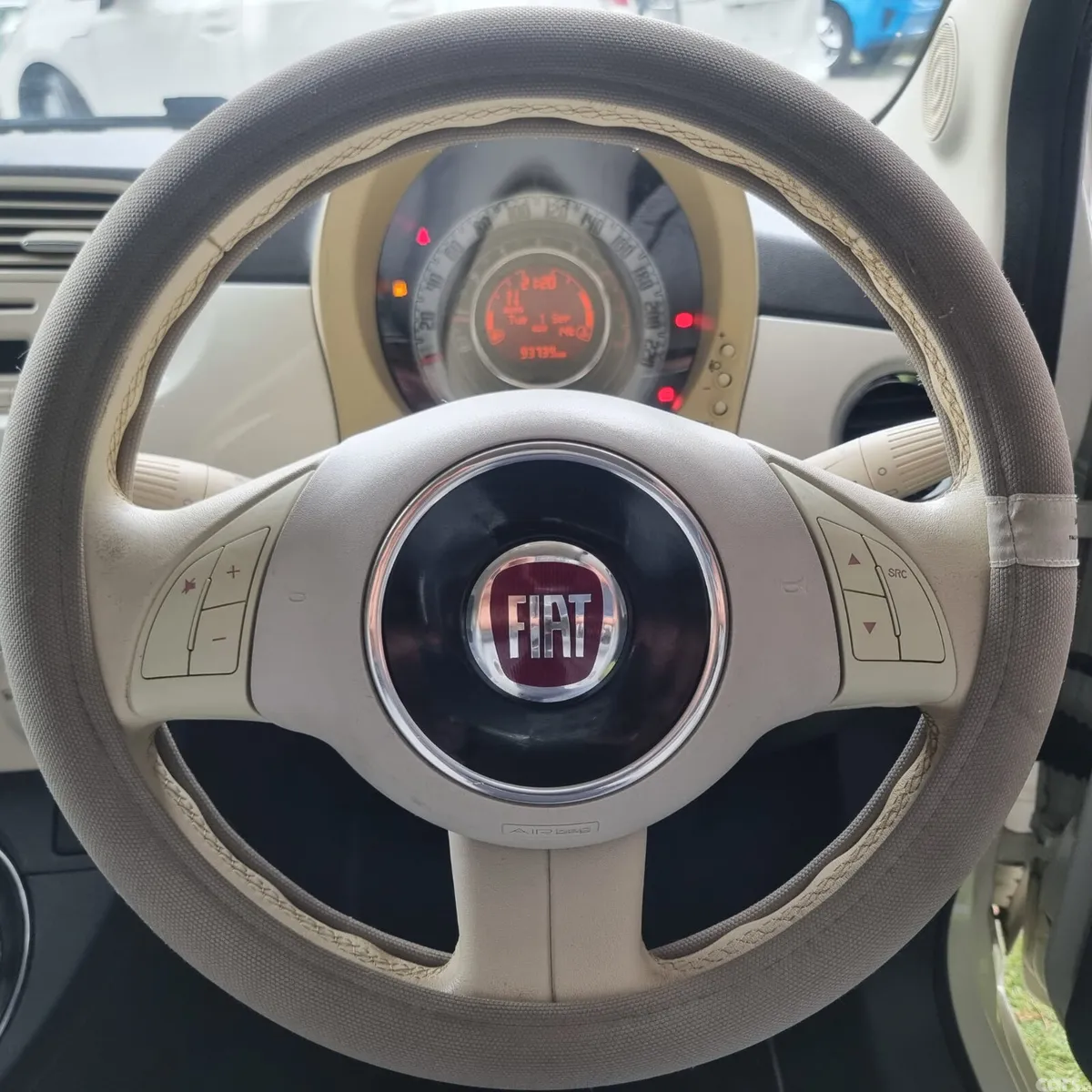 Fiat 500 Hatchback, Petrol, 2016, White