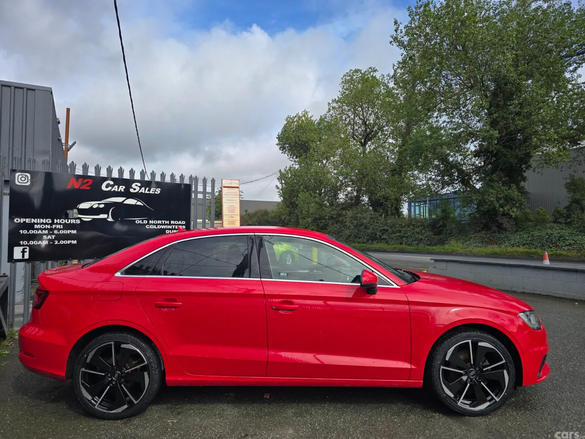 Audi A3 Saloon, Petrol, 2015, Red