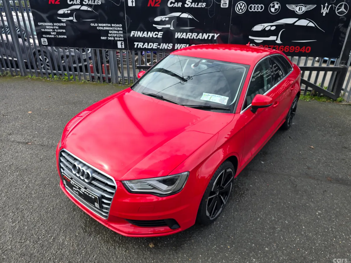 Audi A3 Saloon, Petrol, 2015, Red