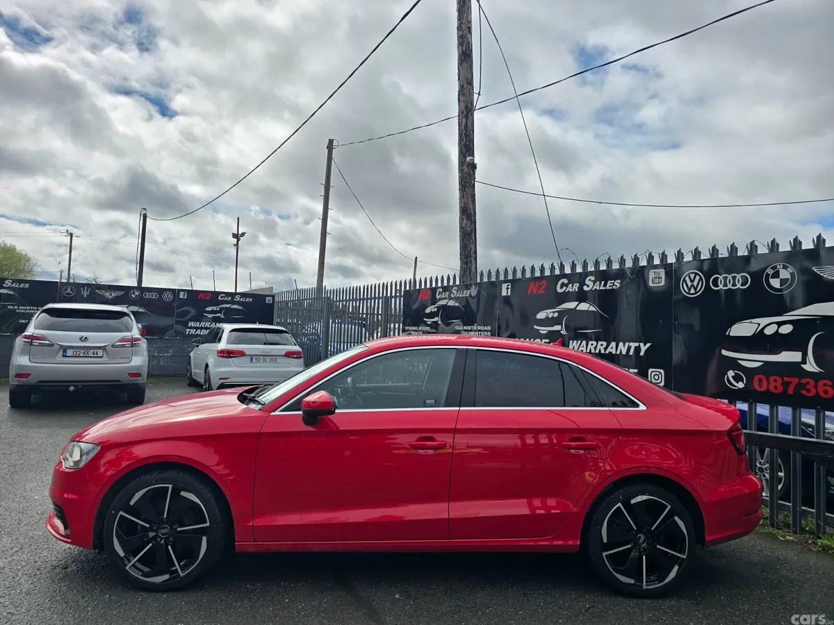 Audi A3 Saloon, Petrol, 2015, Red