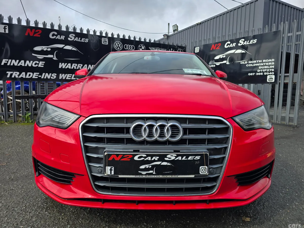 Audi A3 Saloon, Petrol, 2015, Red