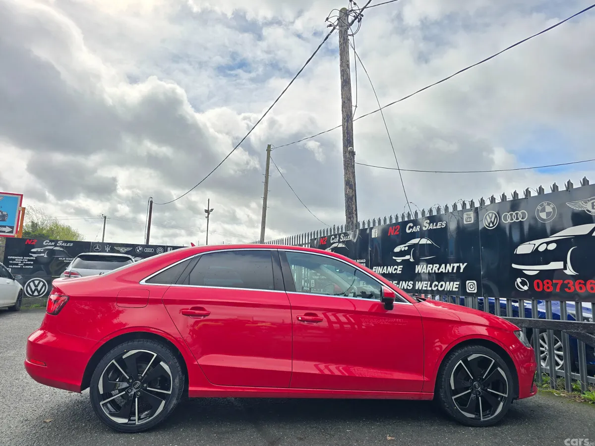 Audi A3 Saloon, Petrol, 2015, Red