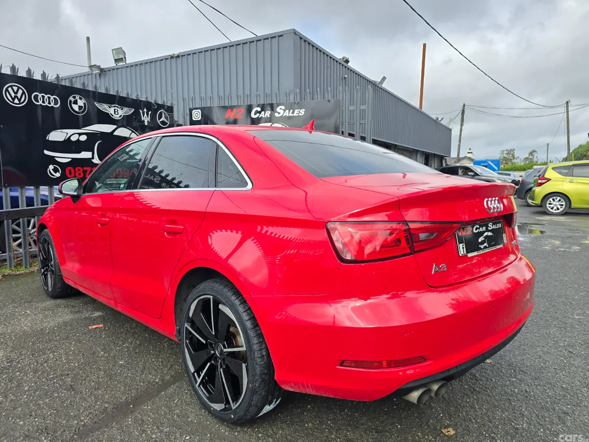 Audi A3 Saloon, Petrol, 2015, Red