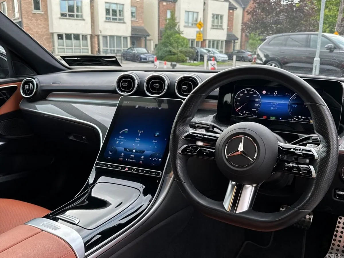 Mercedes-Benz C-Class Saloon, Petrol Plug-in Hybrid, 2022, Black