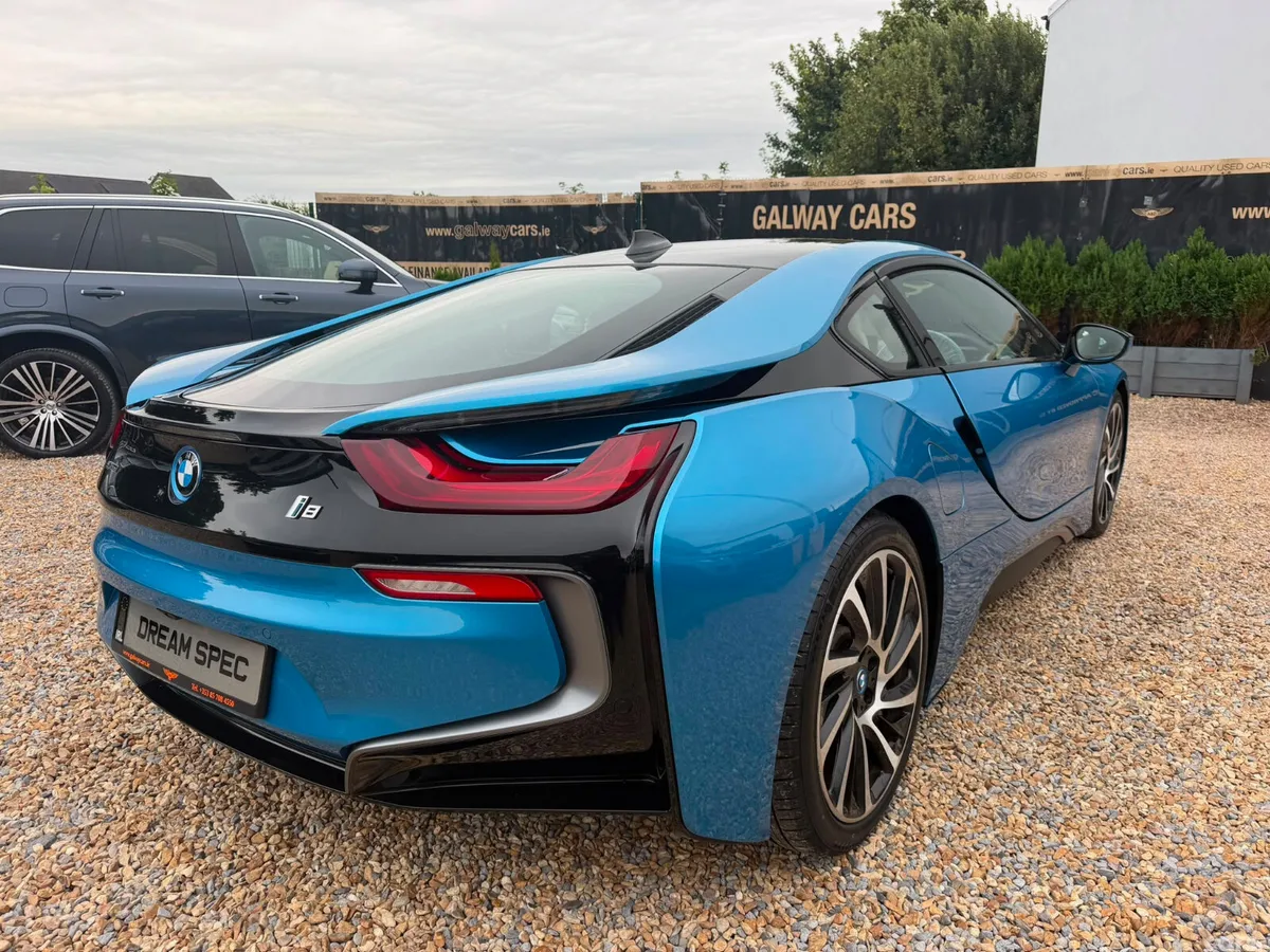 BMW i8 Coupe, Petrol Plug-in Hybrid, 2017, Blue