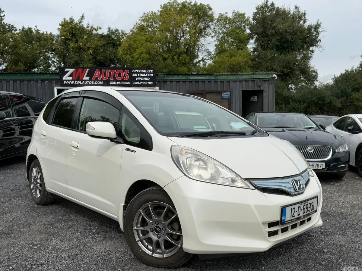 Honda Fit Hatchback, Petrol Hybrid, 2012, White