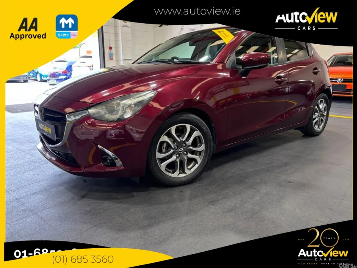 Mazda Demio Hatchback, Diesel, 2016, Red
