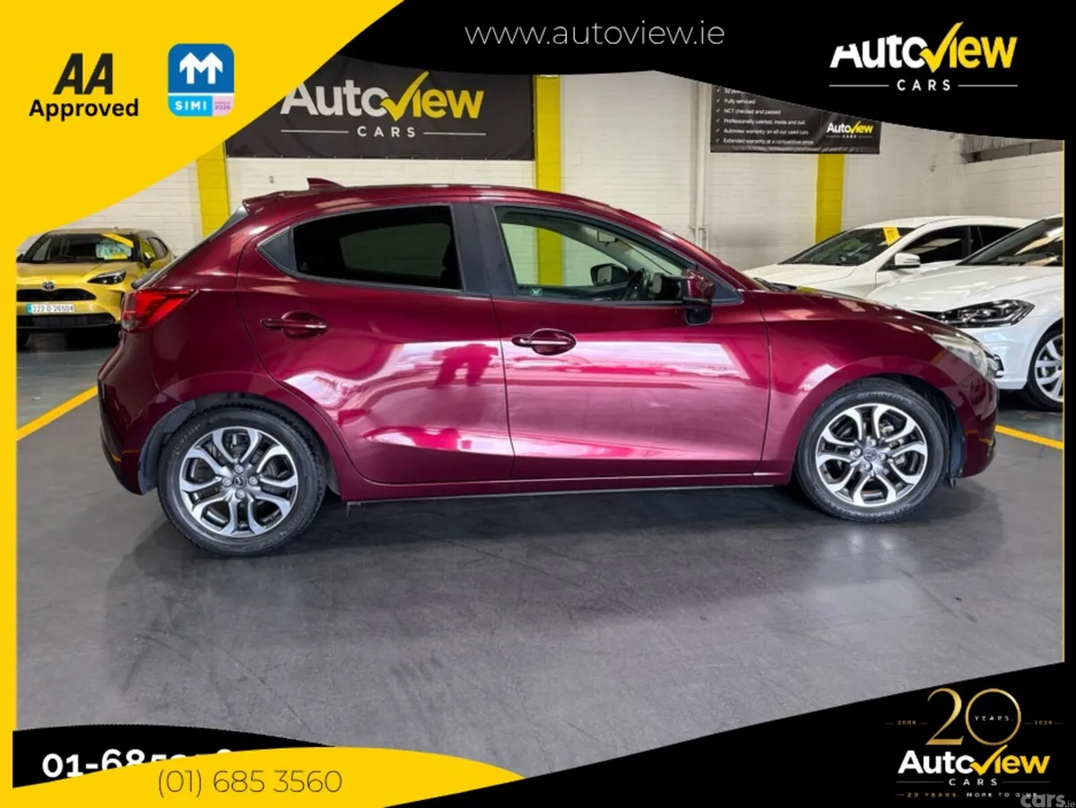 Mazda Demio Hatchback, Diesel, 2016, Red