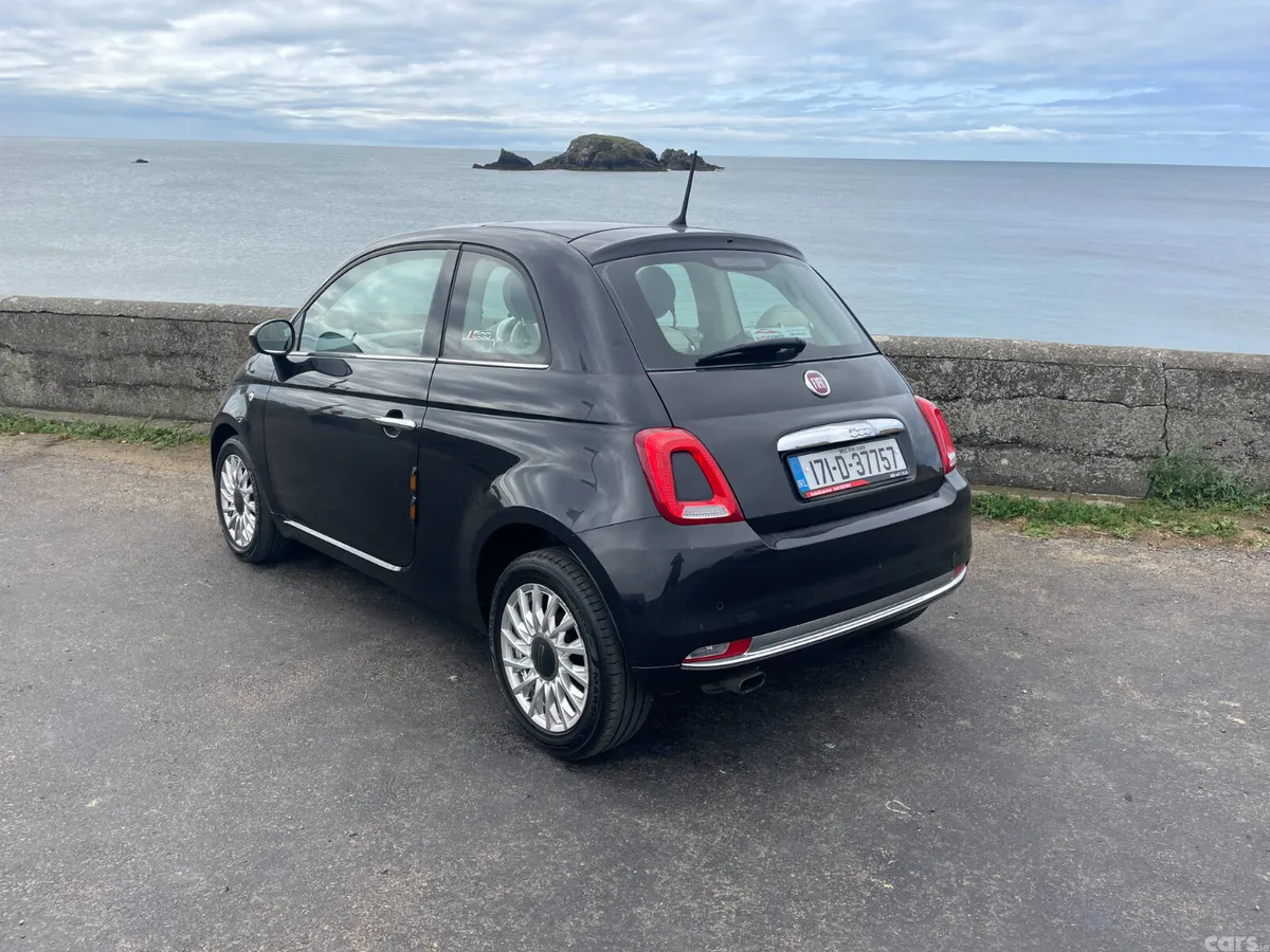 Fiat 500 Hatchback, Petrol, 2017, Black