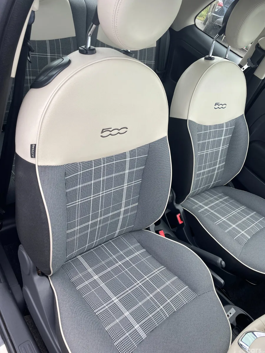 Fiat 500 Hatchback, Petrol, 2017, Black