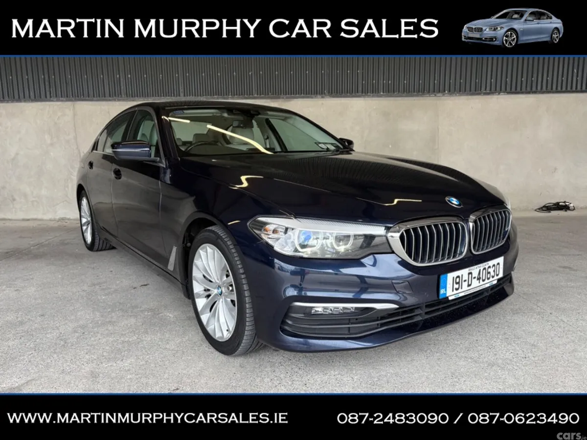 BMW 5-Series Saloon, Diesel, 2019, Blue