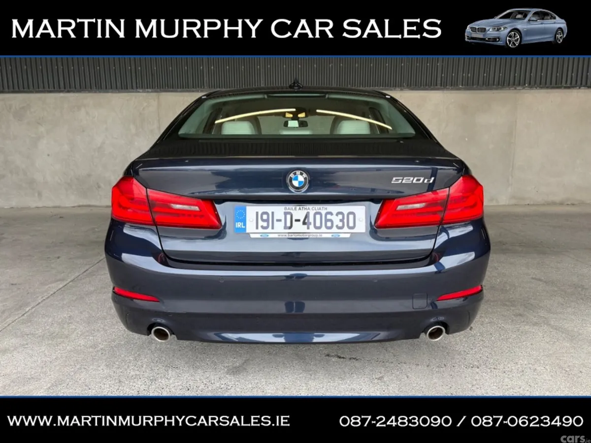 BMW 5-Series Saloon, Diesel, 2019, Blue