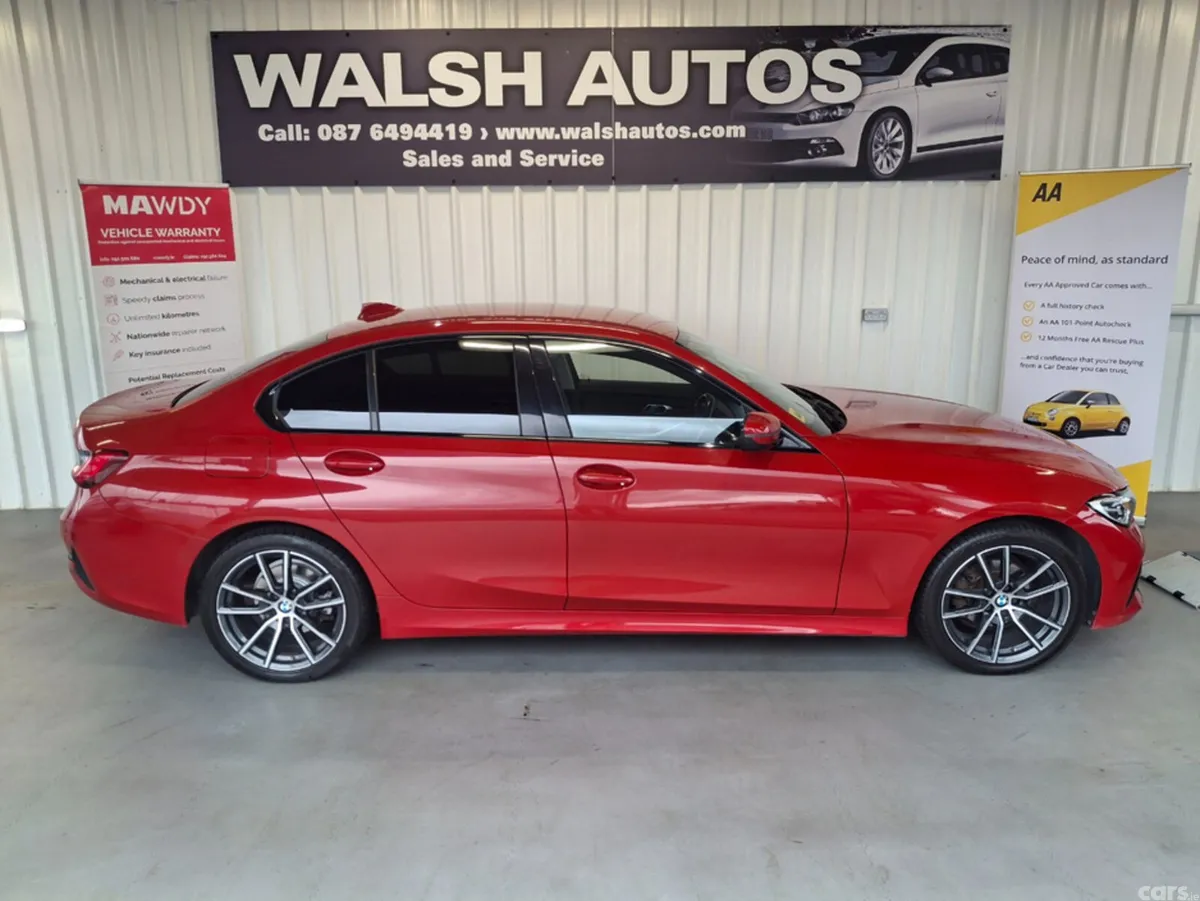 BMW 3-Series Saloon, Diesel, 2019, Red