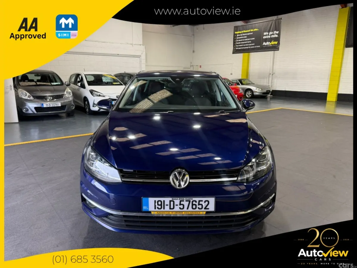 Volkswagen Golf Hatchback, Petrol, 2019, Blue