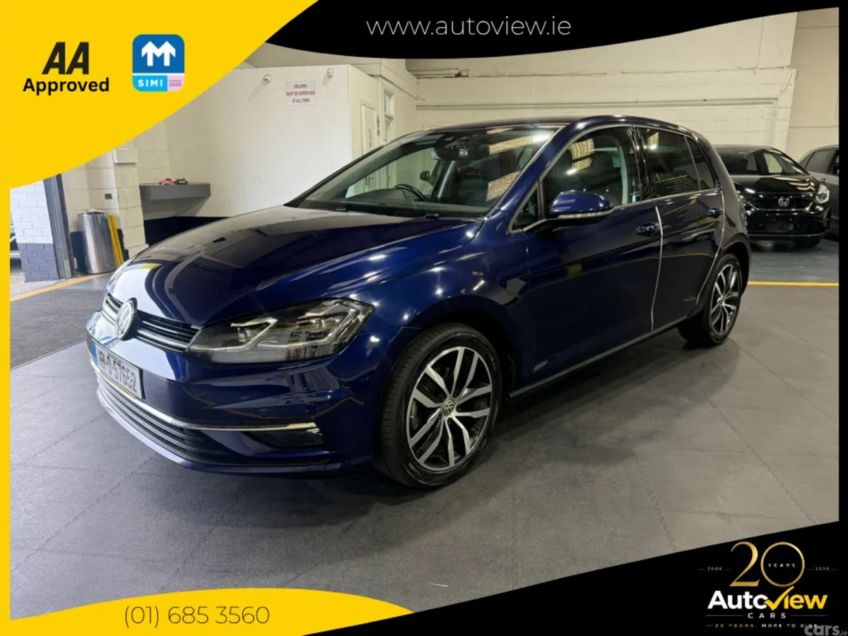 Volkswagen Golf Hatchback, Petrol, 2019, Blue
