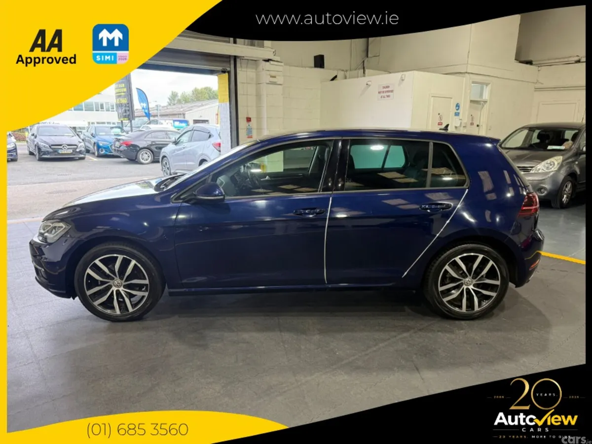 Volkswagen Golf Hatchback, Petrol, 2019, Blue