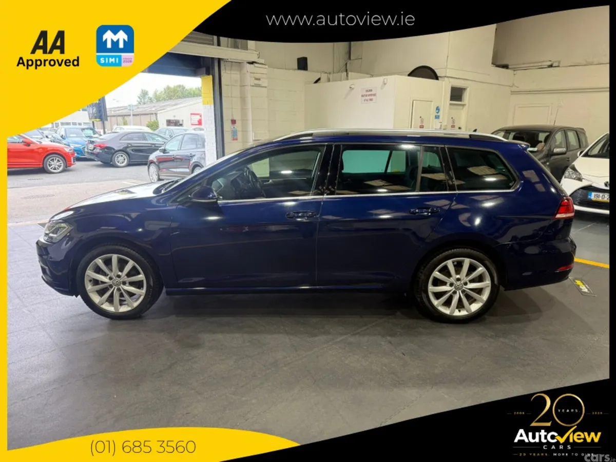 Volkswagen Golf Estate, Petrol, 2018, Blue