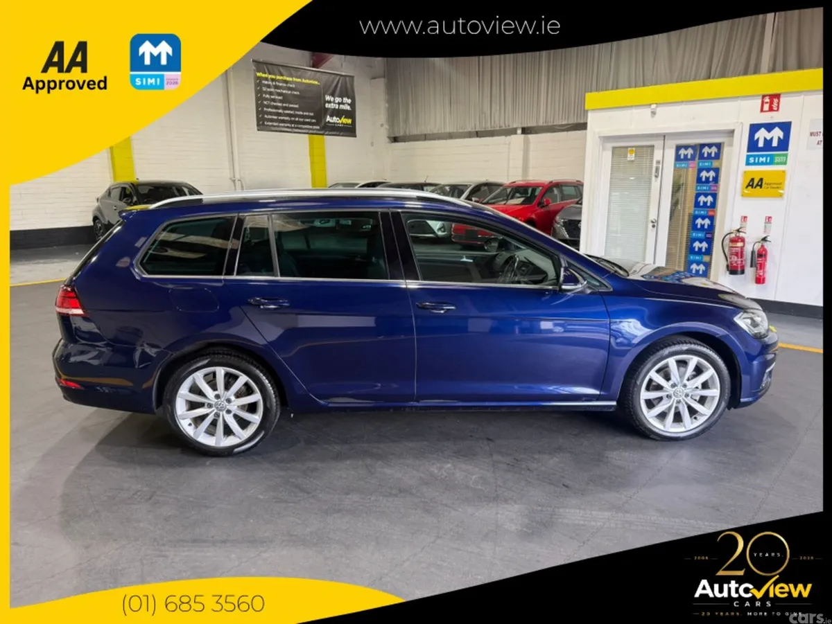 Volkswagen Golf Estate, Petrol, 2018, Blue