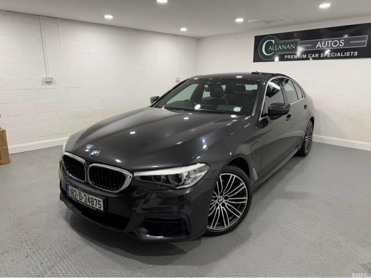 BMW 5-Series Saloon, Petrol Plug-in Hybrid, 2018, Grey