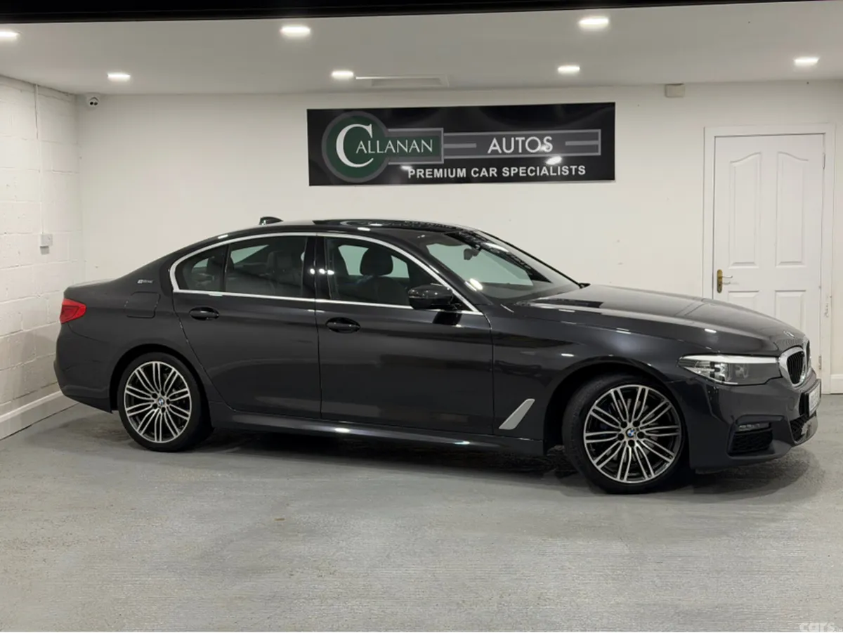 BMW 5-Series Saloon, Petrol Plug-in Hybrid, 2018, Grey