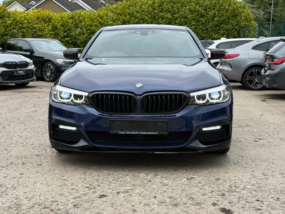 BMW 5-Series Saloon, Petrol Hybrid, 2018, Blue
