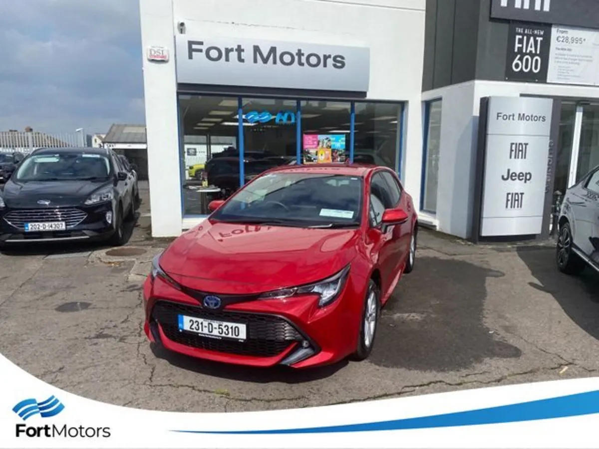 Toyota Corolla Hatchback, Petrol Hybrid, 2023, Red