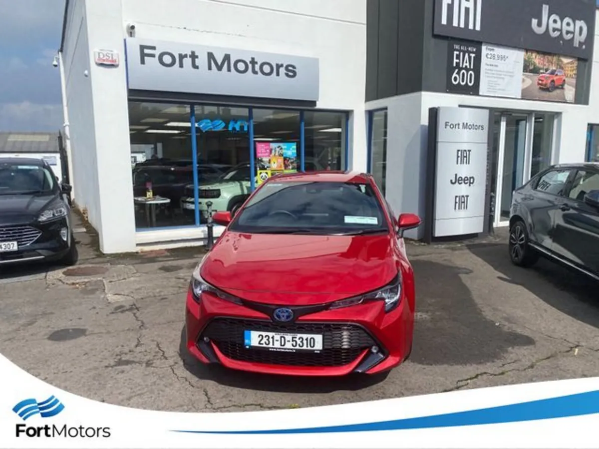Toyota Corolla Hatchback, Petrol Hybrid, 2023, Red