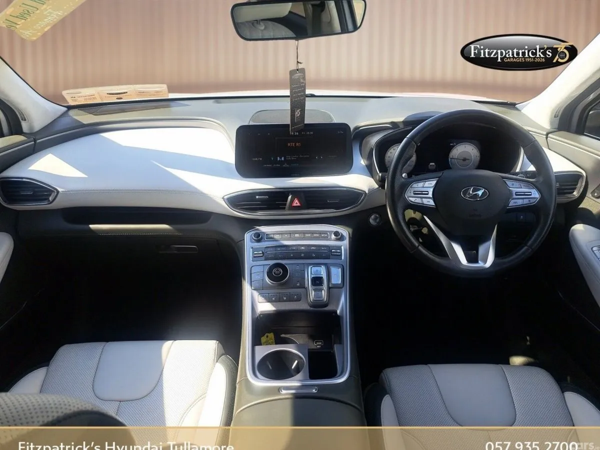 Hyundai Santa Fe SUV, Diesel, 2021, White