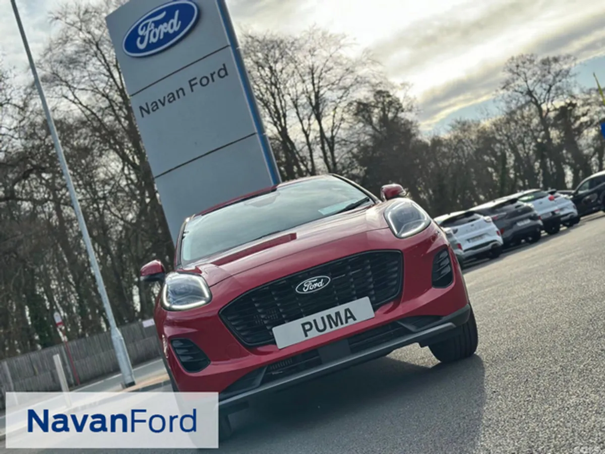 Ford Puma SUV, Petrol Hybrid, 2027, Red