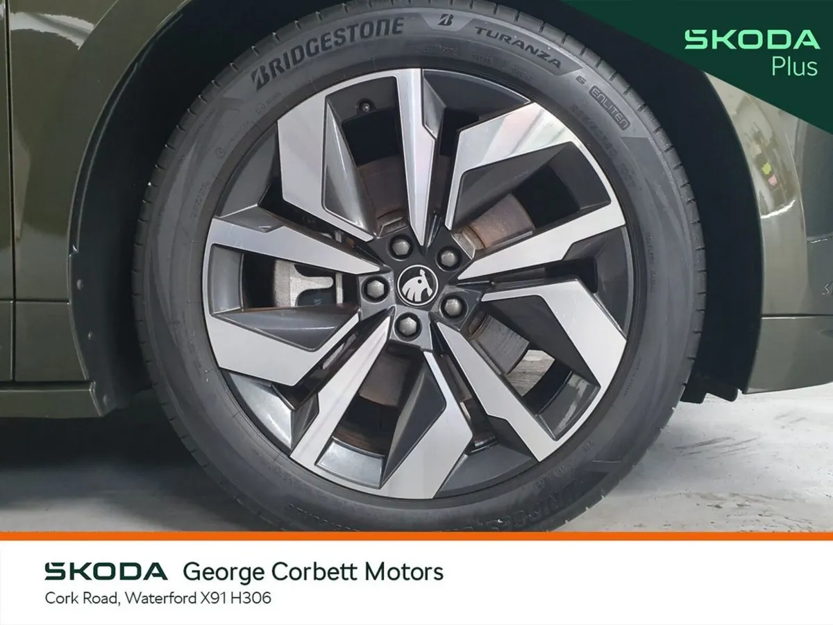 Skoda Enyaq SUV, Electric, 2025, Green