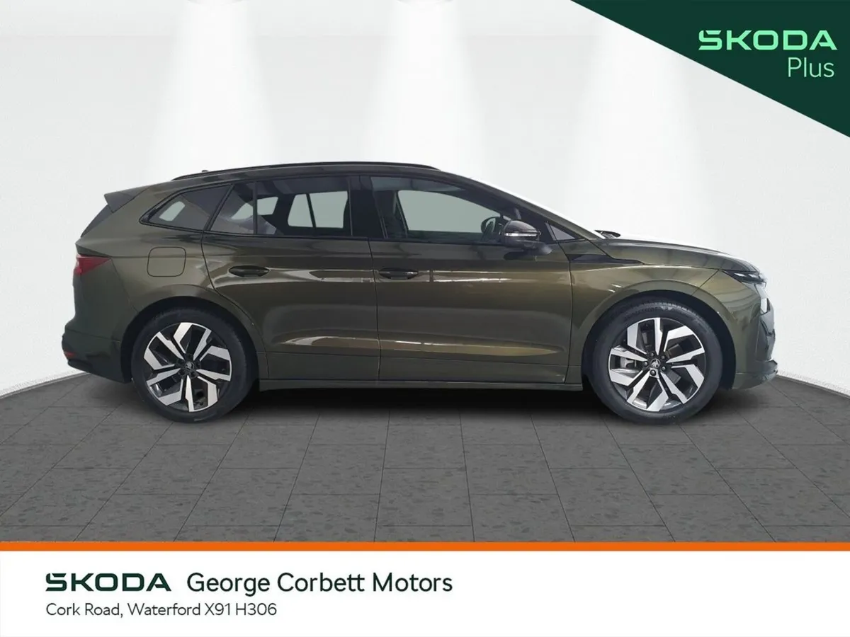 Skoda Enyaq SUV, Electric, 2025, Green