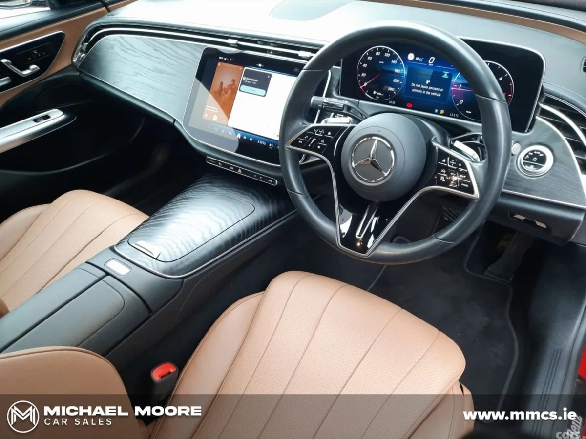 Mercedes-Benz E-Class Saloon, Diesel Hybrid, 2024, Red