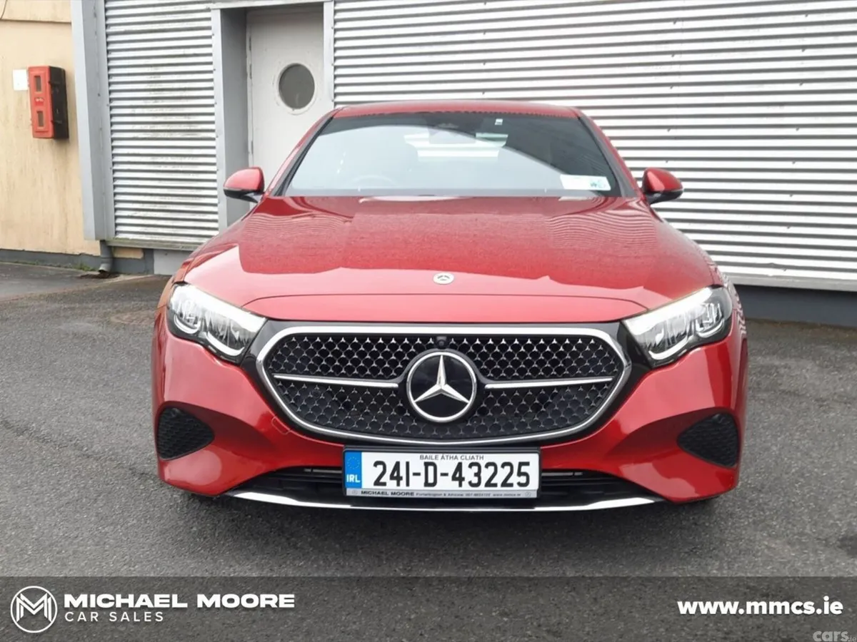 Mercedes-Benz E-Class Saloon, Diesel Hybrid, 2024, Red