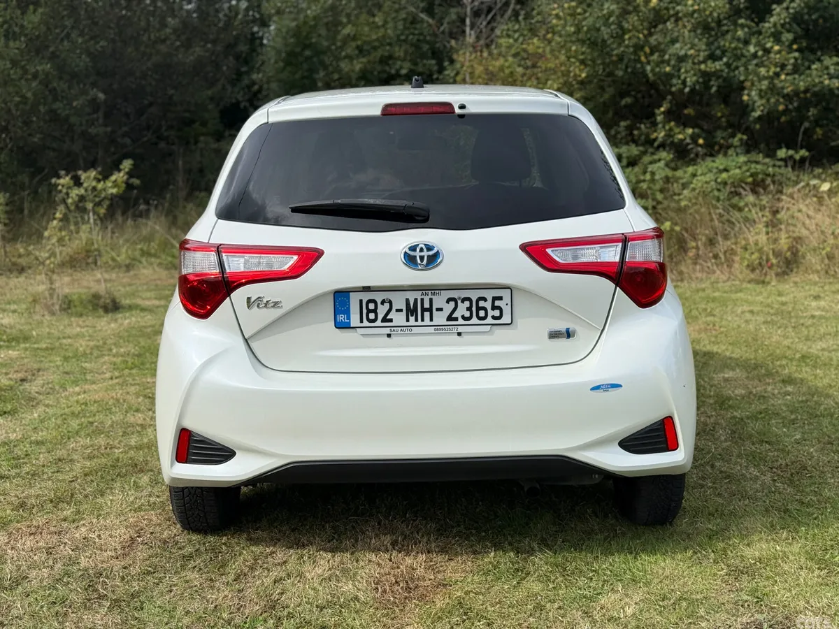 Toyota Vitz Hatchback, Petrol Hybrid, 2018, White