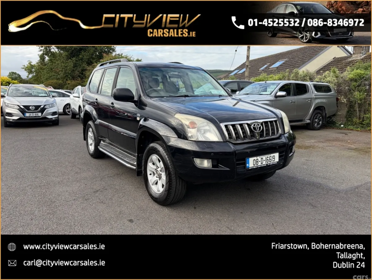 Toyota Land Cruiser Estate, Diesel, 2008, Black