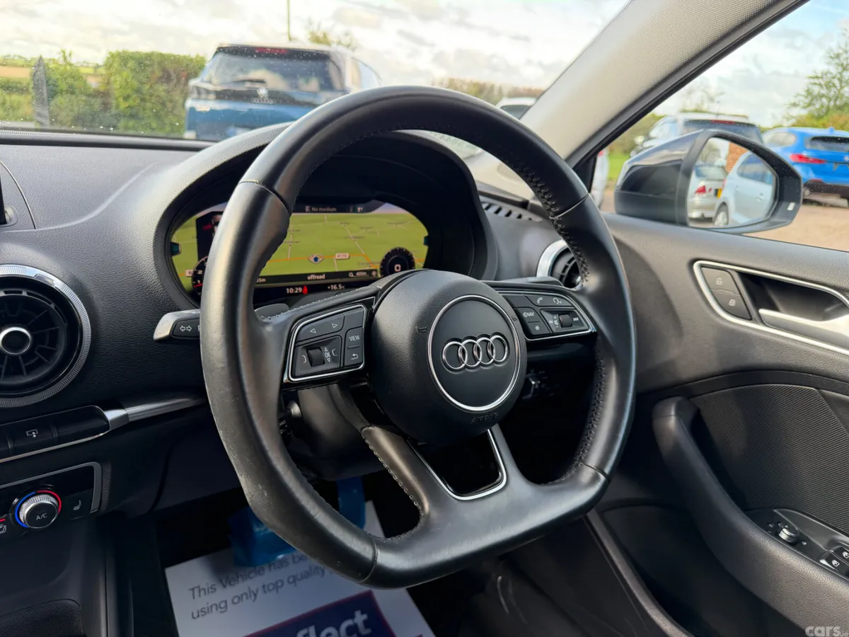 Audi A3 Saloon, Petrol, 2017, Black