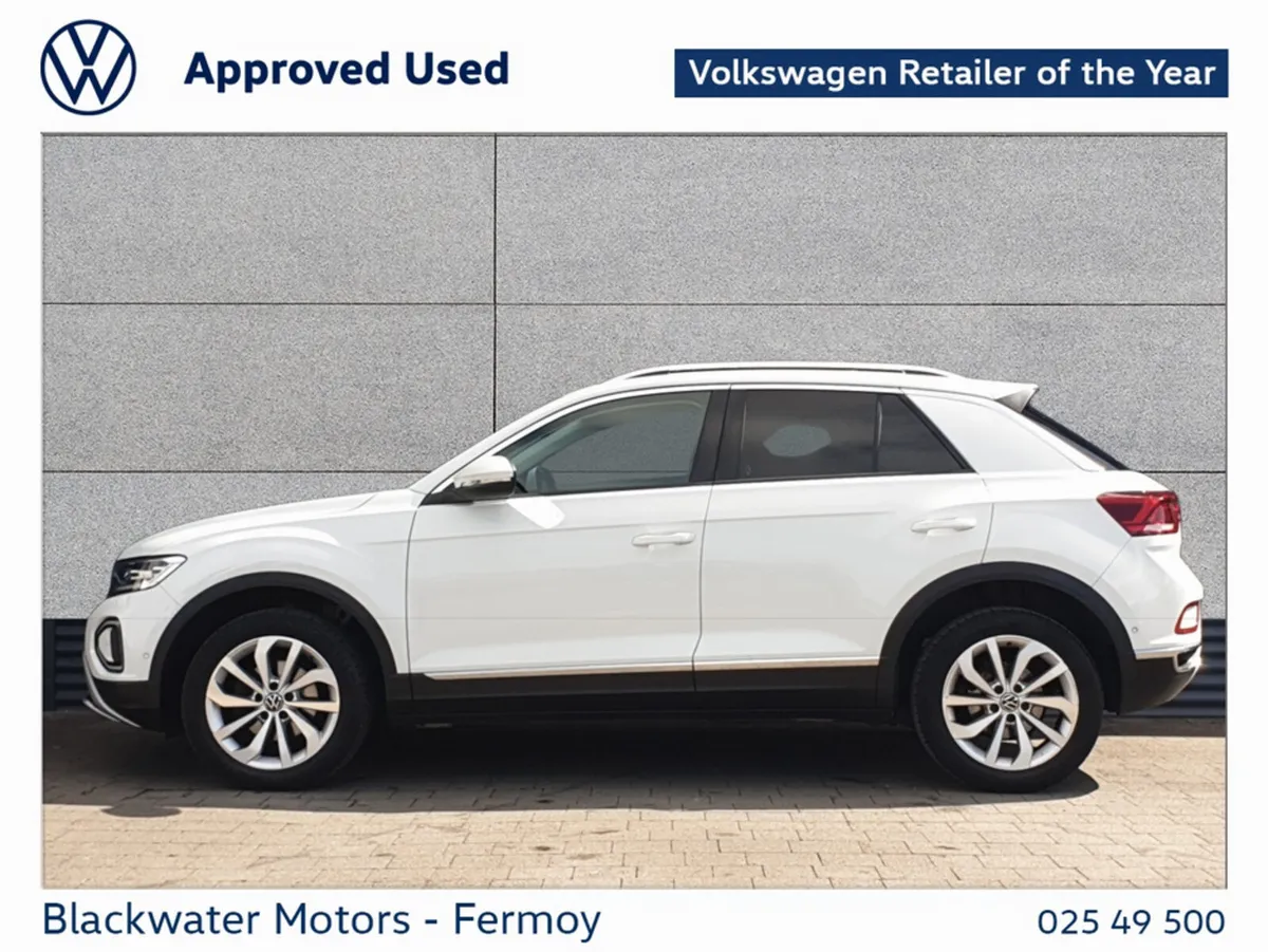 Volkswagen T-Roc SUV, Petrol, 2023, White