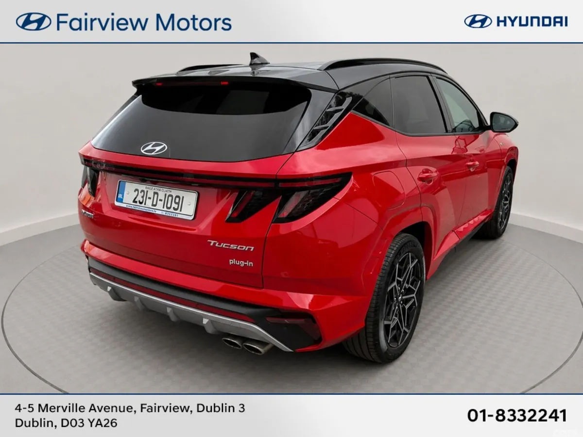 Hyundai Tucson MPV, Petrol Plug-in Hybrid, 2023, Red