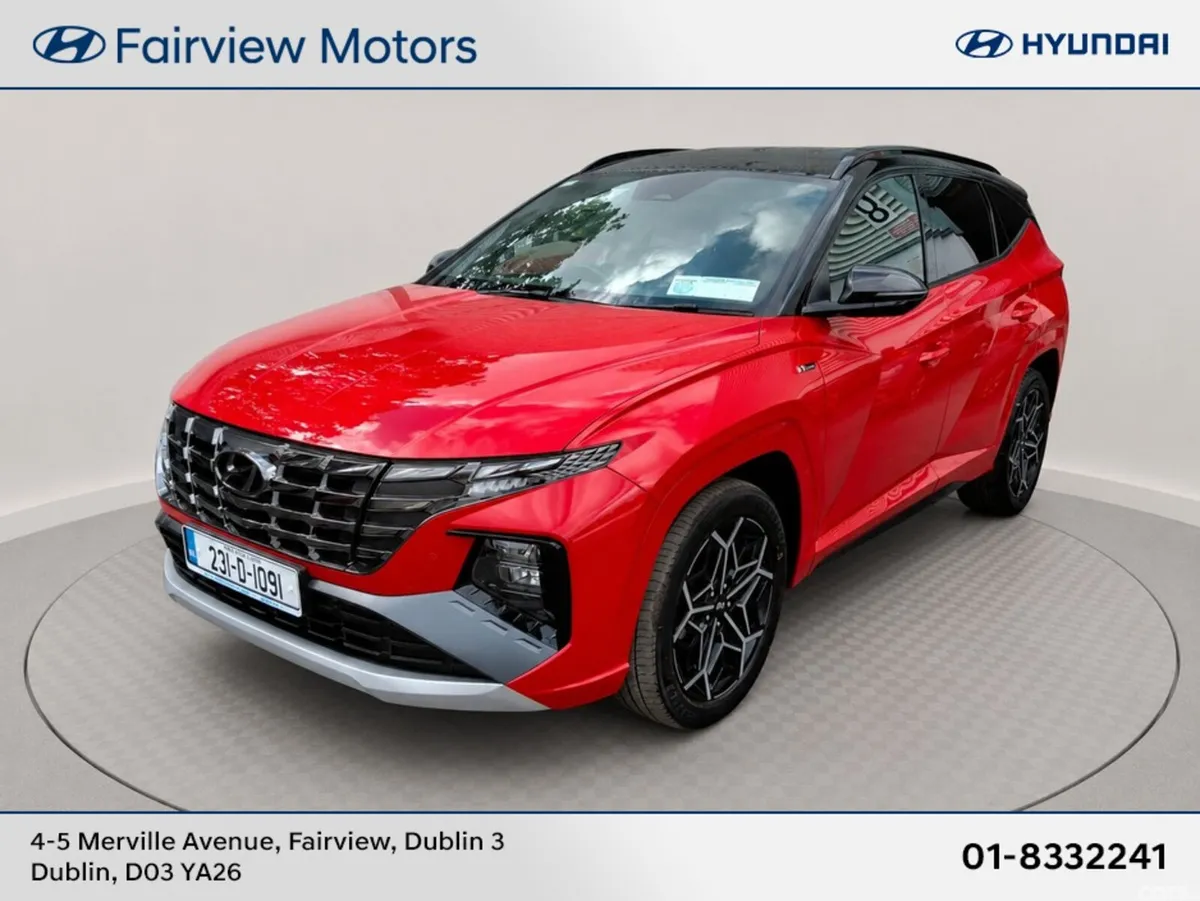 Hyundai Tucson MPV, Petrol Plug-in Hybrid, 2023, Red