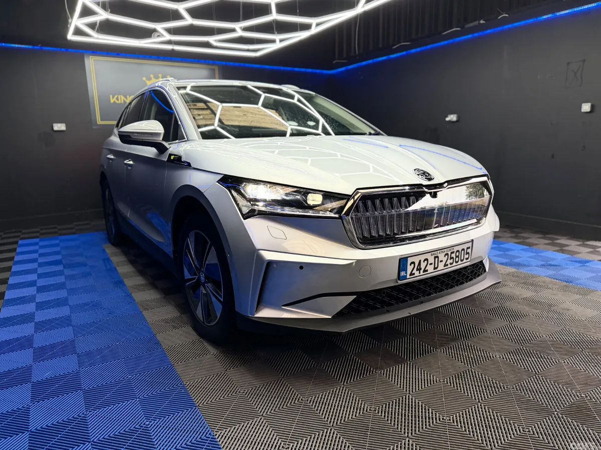 Skoda Enyaq Estate, Electric, 2024, Silver